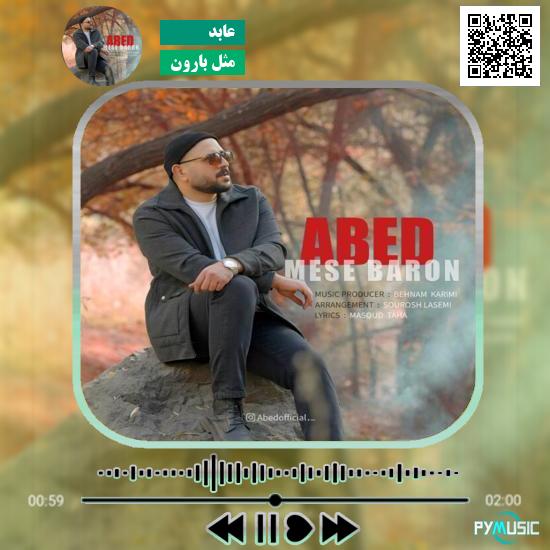 دانلود آهنگ مثل بارون عابد